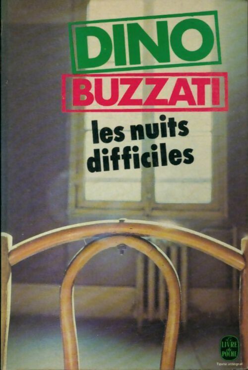 Livrenpoche : Les nuits difficiles - Dino Buzzati - Livre