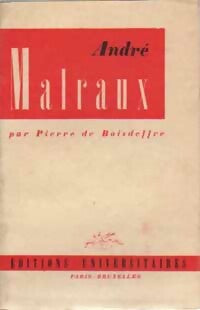 Livrenpoche : André Malraux - Pierre De Boisdeffre - Livre