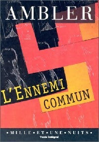 Livrenpoche : L'ennemi commun - Eric Ambler - Livre
