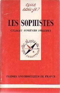 Les sophistes - Gilbert Romeyer-Dherbey - Livre