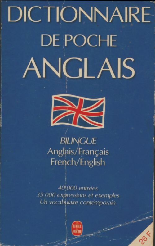 Livrenpoche : Dictionnaire anglais bilingue - Inconnu - Livre