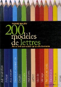 Livrenpoche : 200 modèles de lettres - Pierre Maury - Livre