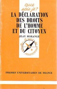 Livrenpoche : La déclaration des droits de l'homme et du citoyen 26 août 1789 - Jean Morange - Livre