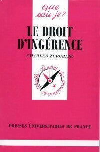 Livrenpoche : Le droit d'ingérence - Charles Zorgbibe - Livre
