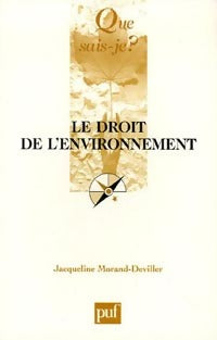 Livrenpoche : Le droit de l'environnement - Jacqueline Morand-Deviller - Livre