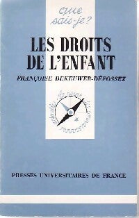 Livrenpoche : Les droits de l'enfant - Françoise Dekeuwer-Défossez - Livre