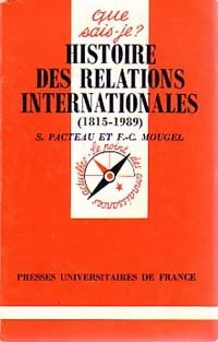 Livrenpoche : Histoire des relations internationales (1815-1987) - François-Charles Mougel - Livre