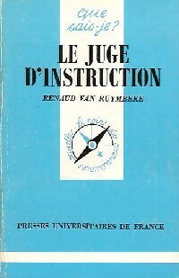 Livrenpoche : Le juge d'instruction - Renaud Van Ruymbeke - Livre