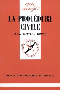 Livrenpoche : La procédure civile - Jean-Jacques Barbiéri - Livre