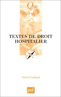 Livrenpoche : Textes de droit hospitalier - Michel Godfryd - Livre