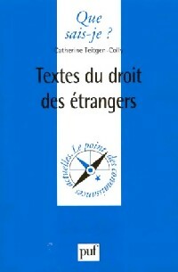 Livrenpoche : Textes du droit des étrangers - Catherine Teitgen-Colly - Livre