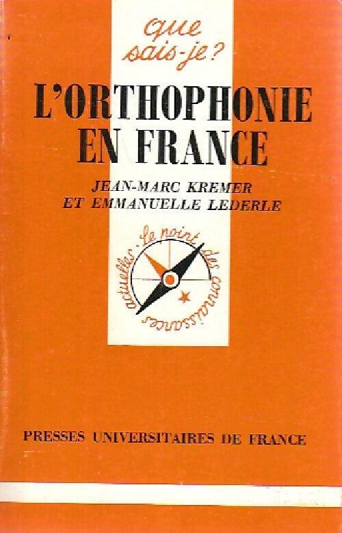 Livrenpoche : L'orthophonie en France - Emmanuelle Lederle - Livre