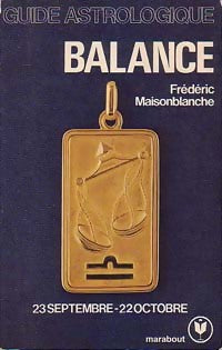 Livrenpoche : Guide astrologique, Balance - Frédéric Maisonblanche - Livre