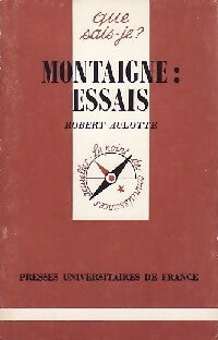Livrenpoche : Montaigne : Essais - Robert Aulotte - Livre