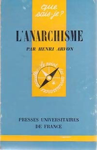 Livrenpoche : L'anarchisme - Henri Arvon - Livre