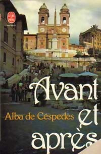 Livrenpoche : Avant et après - Alba De Céspedes - Livre