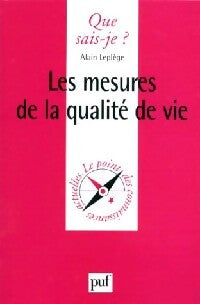 Livrenpoche : Les mesures de la qualité de la vie - Alain Leplège - Livre
