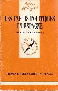 Les partis politiques en Espagne - P. Letamendia - Livre