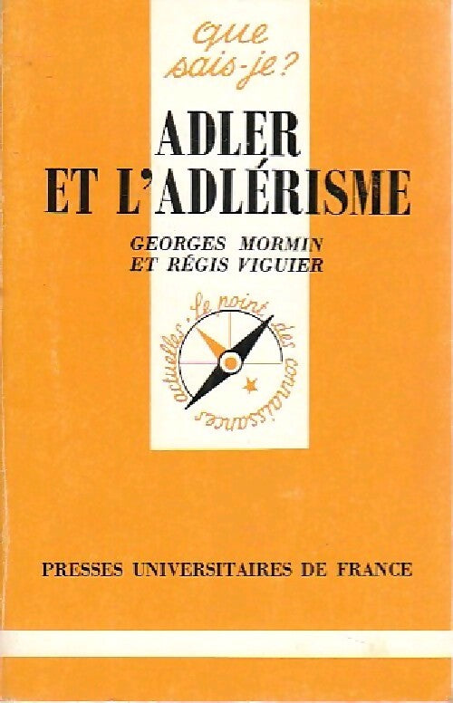 Livrenpoche : Adler et l'adlérisme - Régis Viguier, G. Mormin - Livre