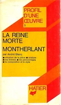 Livrenpoche : La reine morte - Henry De Montherlant - Livre