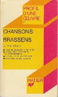 Livrenpoche : Chansons de Brassens - Michel Barlow - Livre