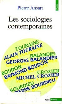 Livrenpoche : Les sociologies contemporaines - Pierre Ansart - Livre