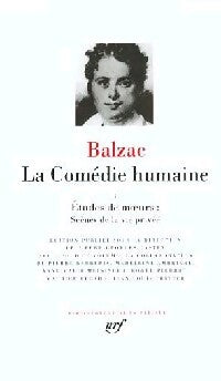 La comédie humaine Tome I - Honoré De Balzac - Livre