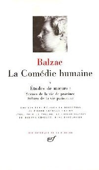 La comédie humaine Tome V - Honoré De Balzac - Livre