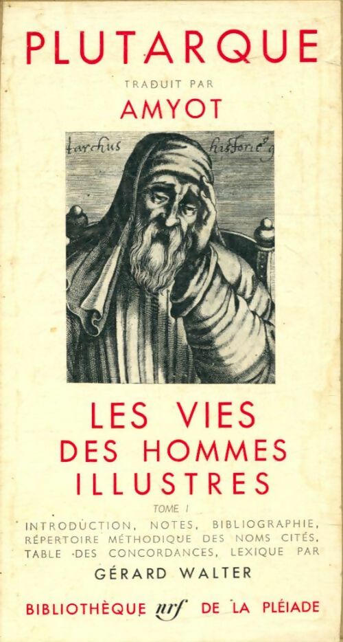 Livrenpoche : La vie des hommes illustres Tome I - Plutarque - Livre