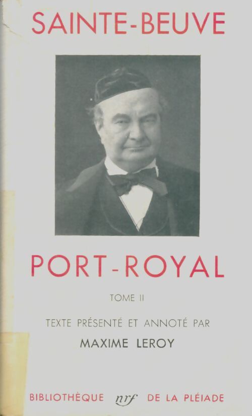 Livrenpoche : Port-Royal Tome II - Charles-Augustin Sainte-Beuve - Livre