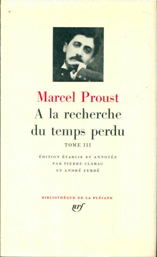 Livrenpoche : A la recherche du temps perdu Tome III - Marcel Proust - Livre