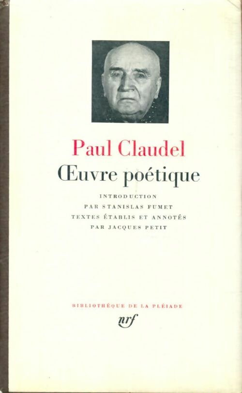 Livrenpoche : Oeuvre poétique - Paul Claudel - Livre