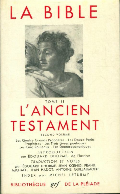 Livrenpoche : La Bible : L'ancien Testament Tome II - Inconnu - Livre