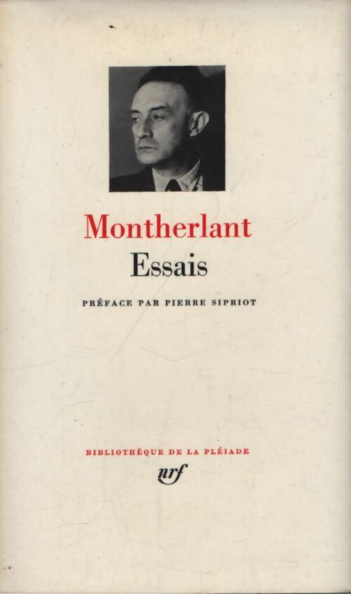 Essais - Henry De Montherlant - Livre