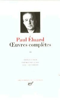 Livrenpoche : Oeuvres complètes Tome II - Paul Eluard - Livre