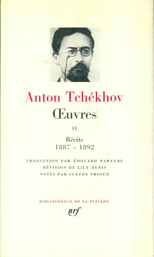 Livrenpoche : Oeuvres Tome II : Récits 1887-1892 - Anton Tchekhov - Livre