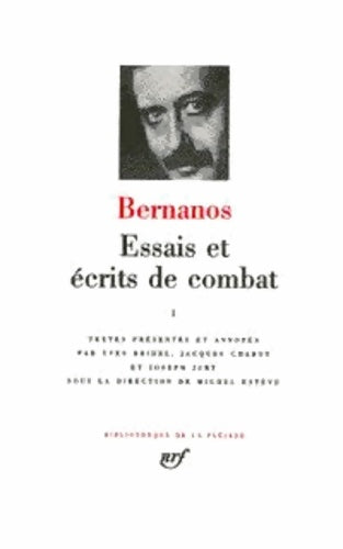 Livrenpoche : Essais et écrits de combat Tome I - Georges Bernanos - Livre