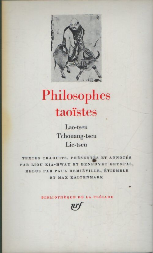 Philosophes taoïstes - Inconnu - Livre