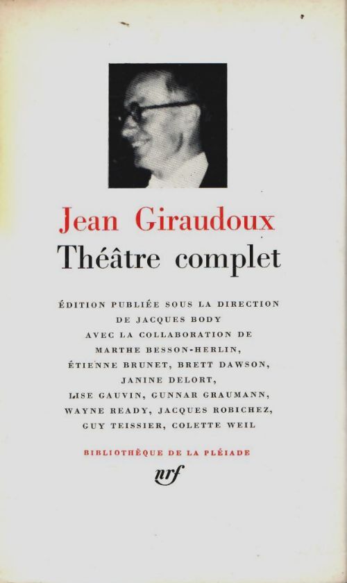 Livrenpoche : Théâtre complet - Jean Giraudoux - Livre