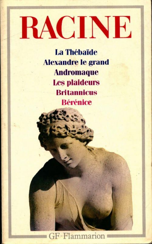Livrenpoche : Théâtre complet Tome I - Jean Racine - Livre