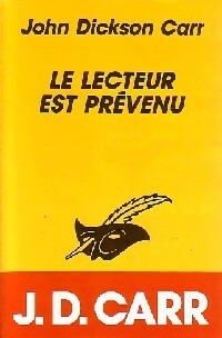 Livrenpoche : Le lecteur est prévenu - John Dickson Carr - Livre