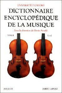 Livrenpoche : Dictionnaire encyclopédique de la musique Tome II - University Oxford - Livre