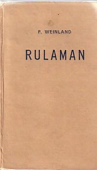 Livrenpoche : Rulaman - F. Weinland - Livre