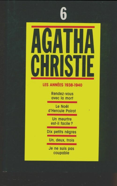 Livrenpoche : Intégrales Tome VI - Agatha Christie - Livre
