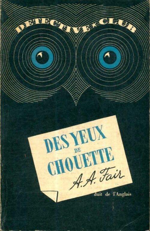 Livrenpoche : Des yeux de chouette - A.A. Fair - Livre