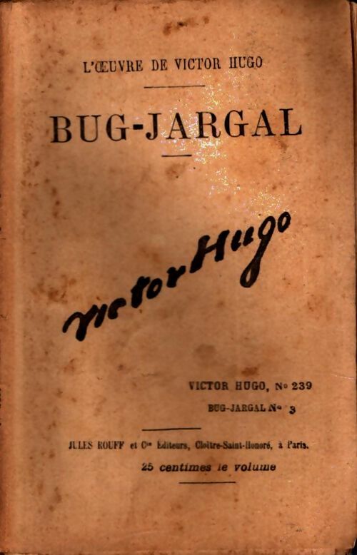 Livrenpoche : Bug-Jargal Tome III - Victor Hugo - Livre