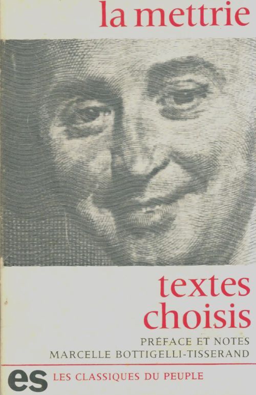 Livrenpoche : Textes choisis - Julien Offray De La Mettrie - Livre