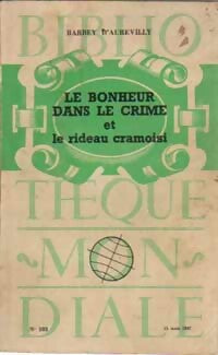 Livrenpoche : Le bonheur dans le crime - Jules Barbey D'Aurevilly - Livre