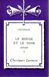 Livrenpoche : Le rouge et le noir Tome I (extraits) - Stendhal - Livre