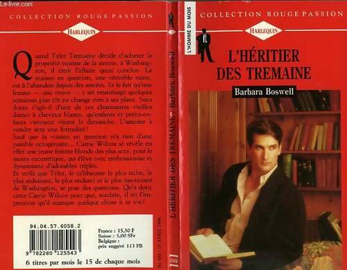 Livrenpoche : L'héritier des Tremaine - Barbara Boswell - Livre